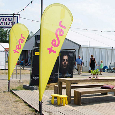 Bestel een beachflag, eventflag of strandvlag online. Ook voordelig en snel thuisbezorgd.