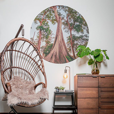 Creëer nu een echte eyecatcher voor aan de wand in huis, kantoor of restaurant! Fleur uw interieur op als een interieurstylist, met een trendy behangcirkel. www.printcentraal.nl/Interieur/Behangcirkel/
