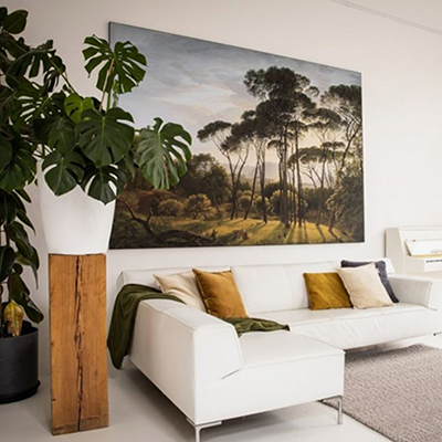 Bestel een foto op textiel in 8 standaard formaten. Geef uw interieur een update met uw eigen fotoprints via onze printmedia webshop.